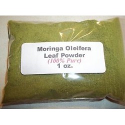1 oz. Moringa Oleifera Leaf Powder (100% Pure & Natural)