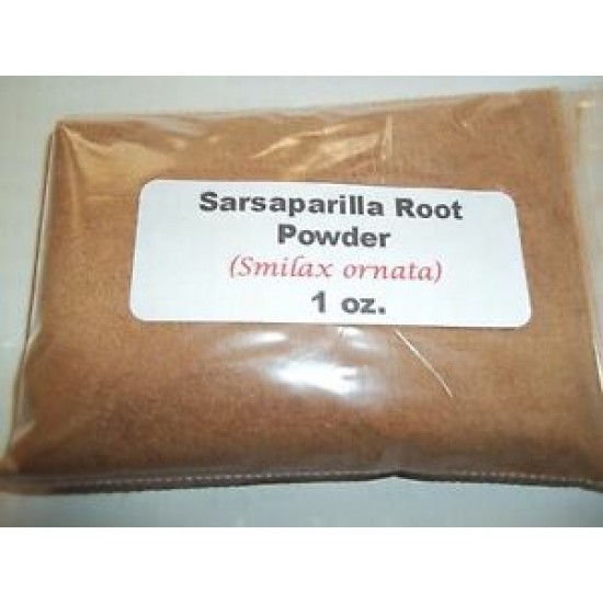 1 oz. Sarsaparilla Root Powder (Smilax ornata)