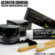 Activated Charcoal Powder Bamboo Toothpaste & Toothbrushes Teeth Whitening Kit