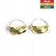 Large Fula Gold Twist Earrings - 1½"